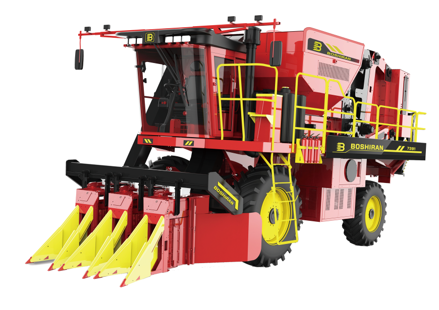 Bosiran 7391 (4MZD-3A) Self Propelled Cotton Picker with Baler